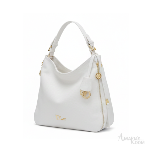 Dior Bag | D-Journey White Leather