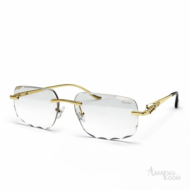 Cartier | Classic Rimless Frame Sunglasses