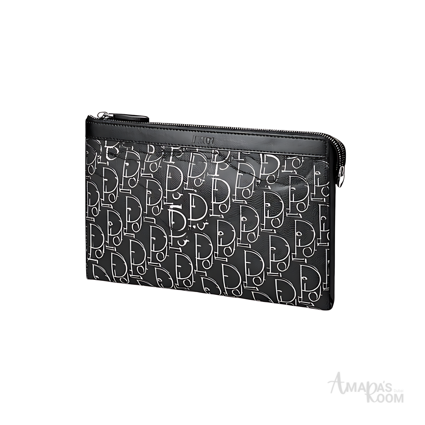 Dior Pouch | A5 Black Oblique Jacquard