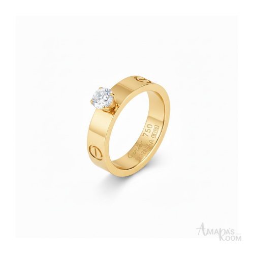 Cartier Jewelry | Solitaire Ring Gold