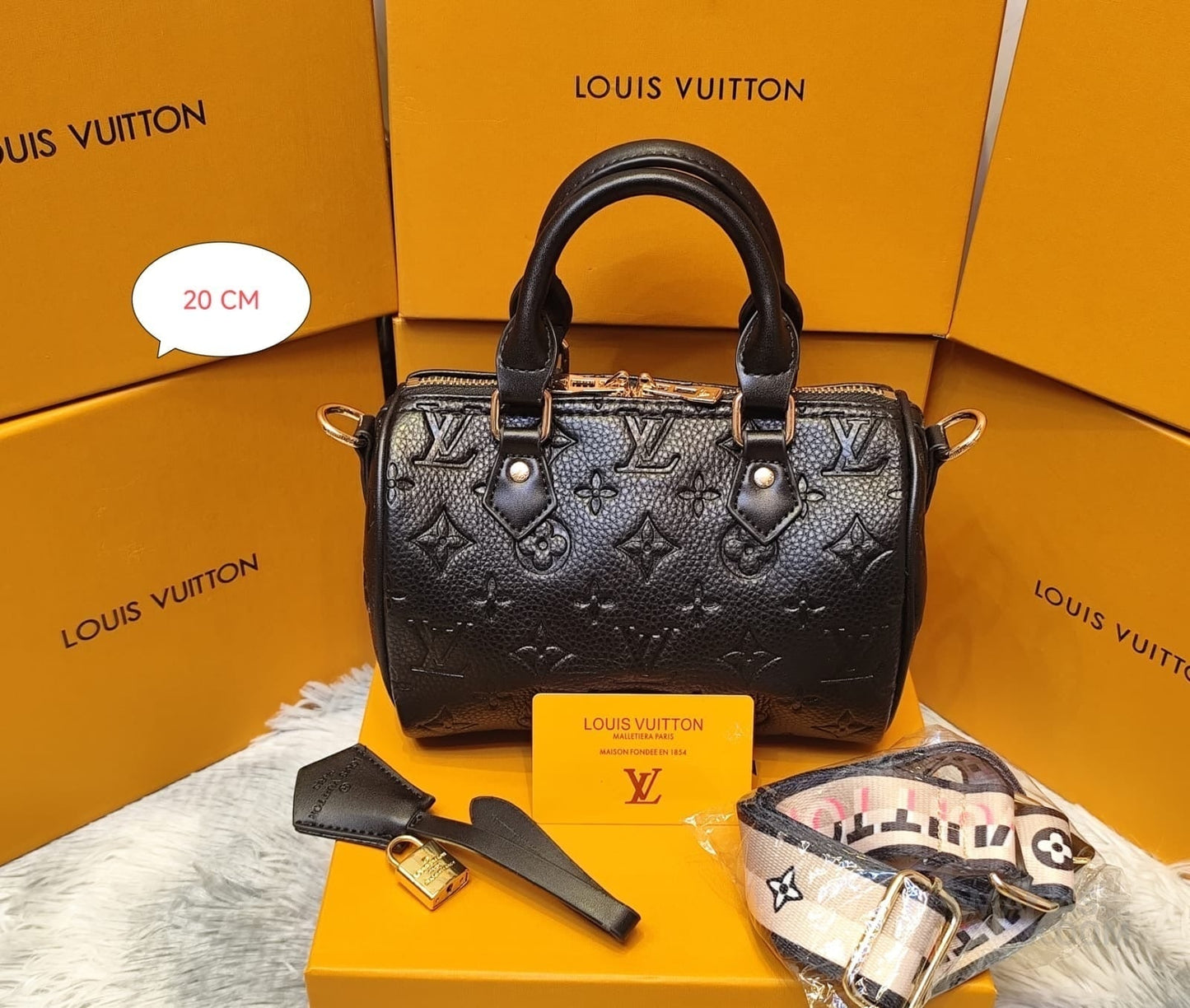 Louis Vuitton Bag | Nano Speedy in Monogram Empreinte Leather