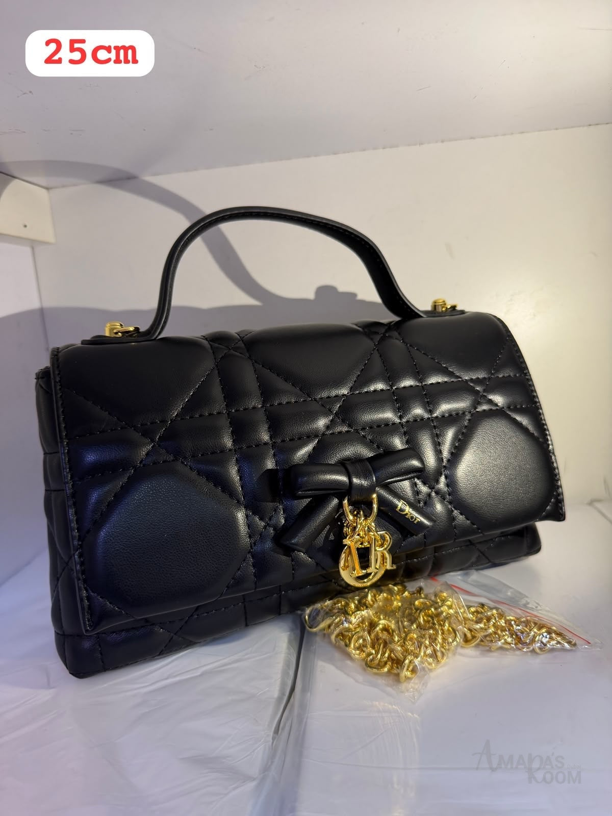 Dior Bag Top Handle Mini Black