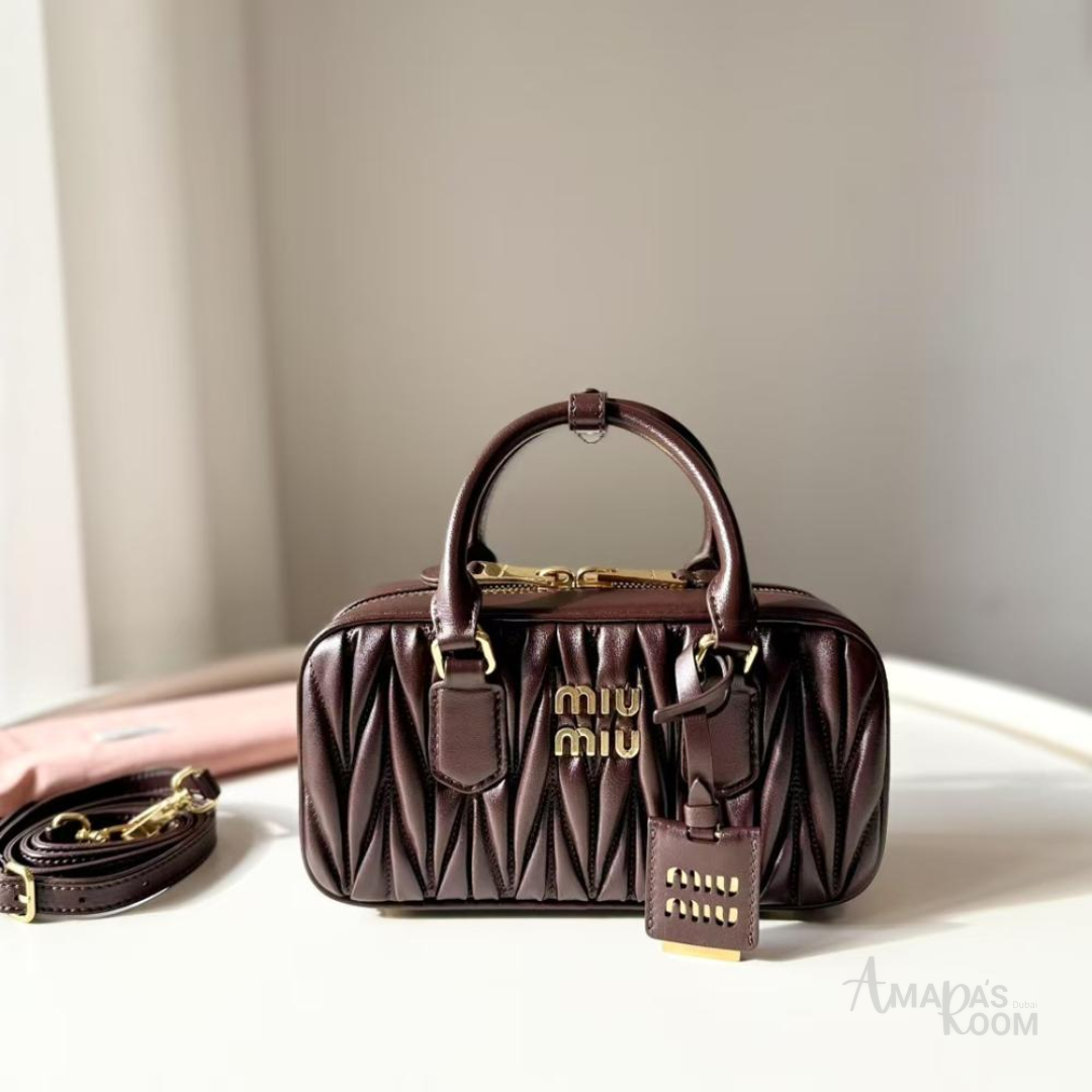 Miu Miu Arcadie Matelassé Leather Bag