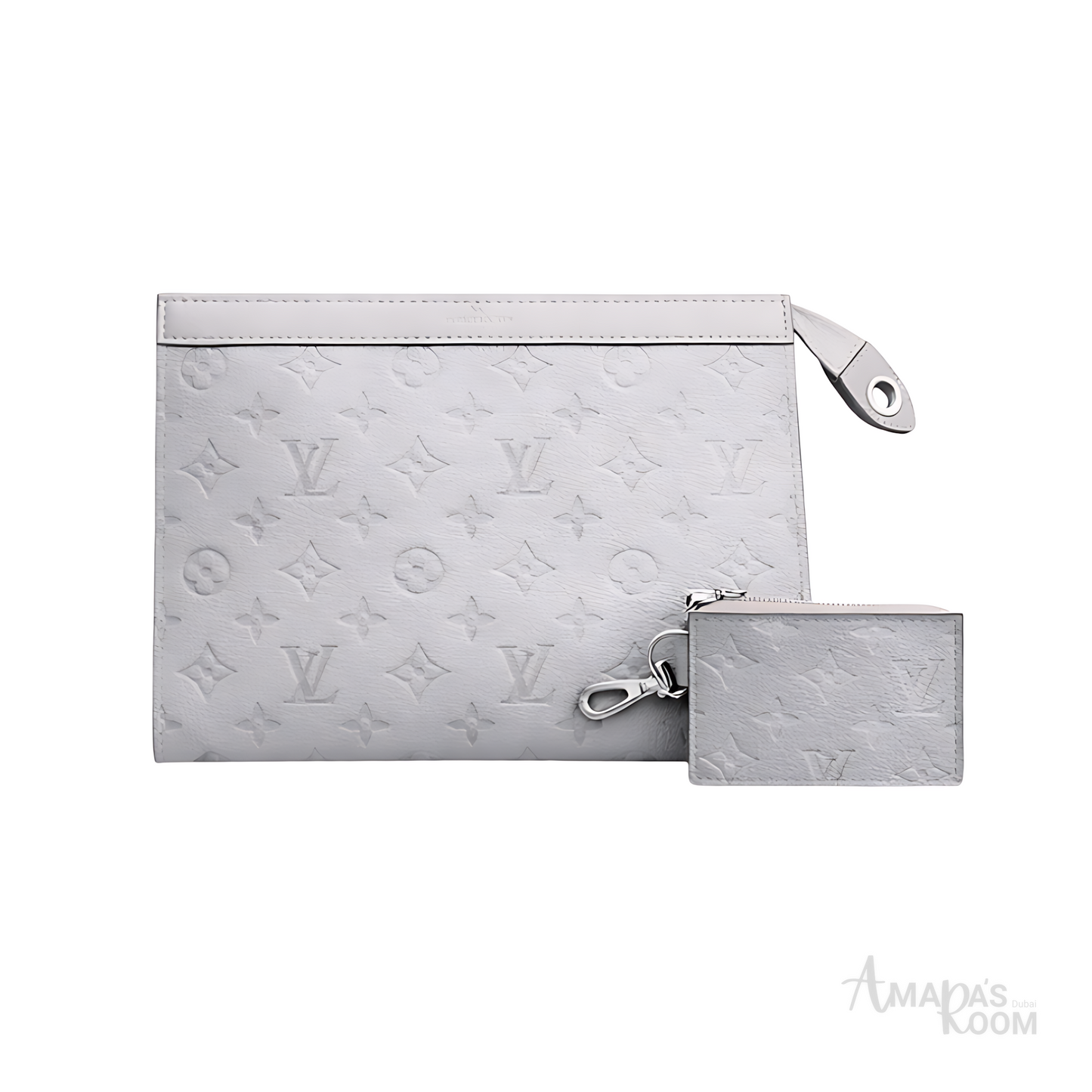 Louis Vuitton Pouch | Grey Lv Design
