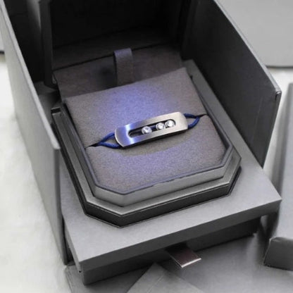 Messika Jewelry | Blue Titanium Bracelet Natural Titanium Diamonds