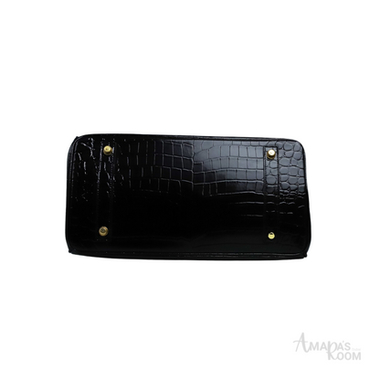 Hermès Bag | Birkin 35 Crocodile Black Gold Lock