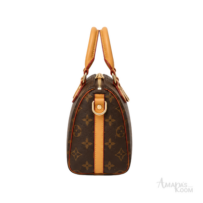 Louis Vuitton Speedy 20 Monogram Canvas Tan Bag