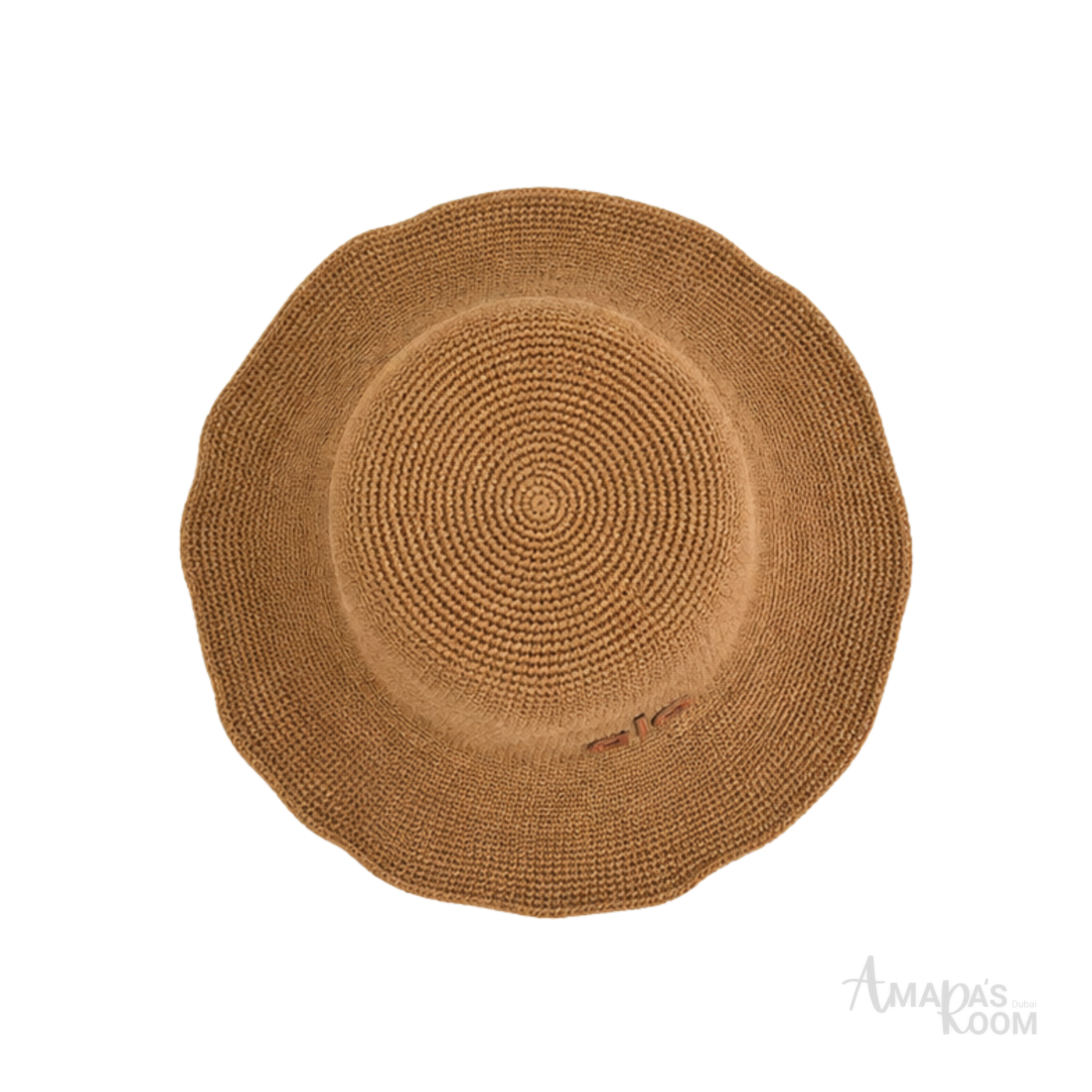Alo Yoga Woven Straw Bucket Cap Tan