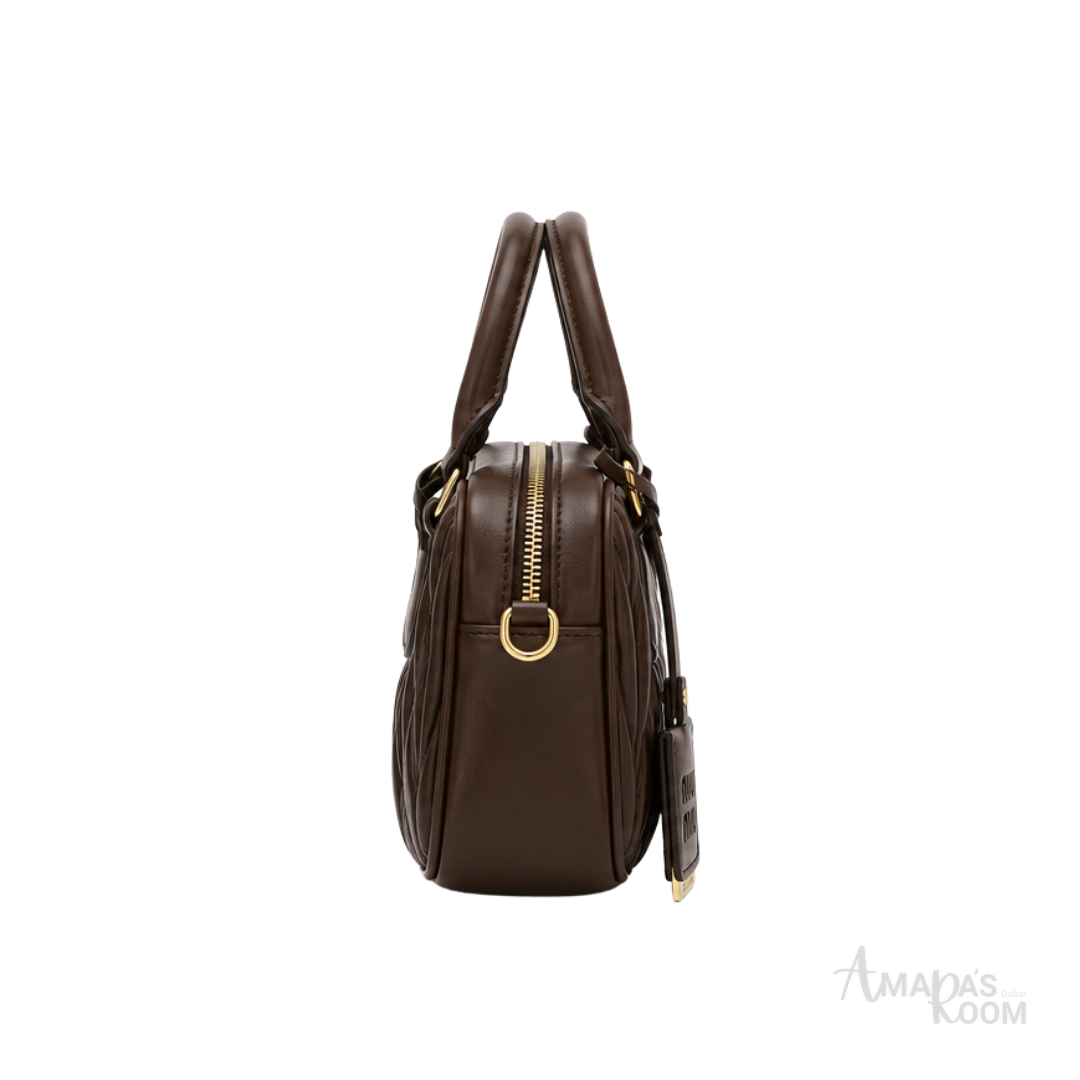 Miu Miu Arcadie Matelassé Leather Bag