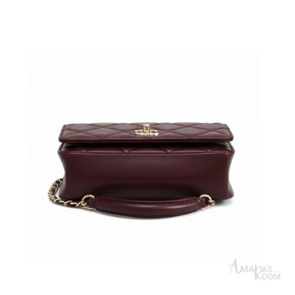 Chanel Bag | Mini Top Handle Shoulder Bag Leather