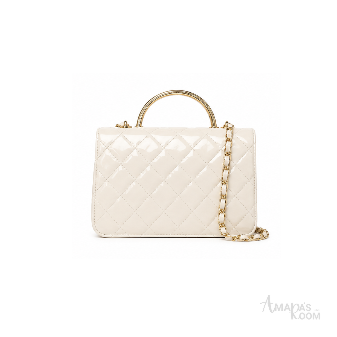Chanel Bag Quilted Top Handle Flap