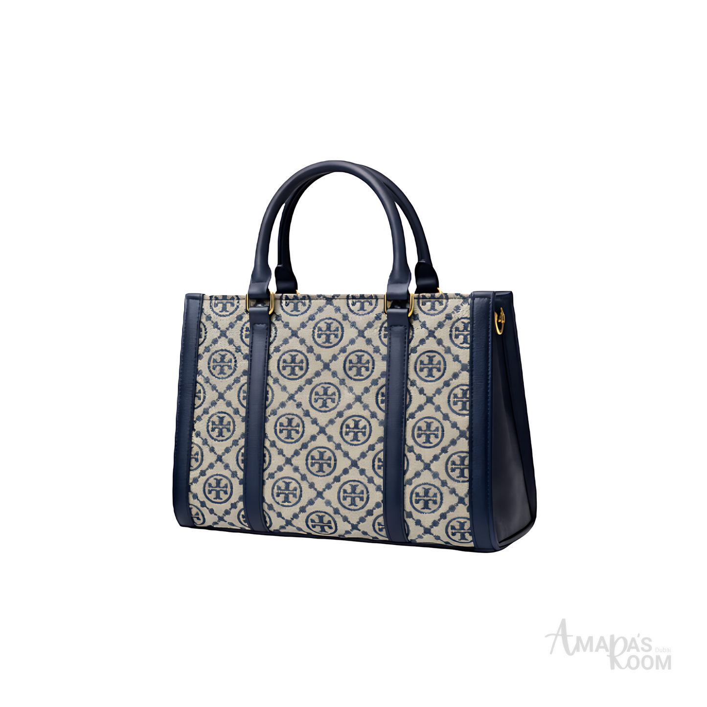 Tory Burch Bag | T Monogram Mini Tote Navy