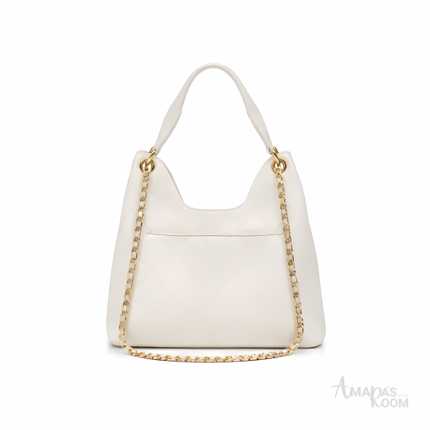 Chanel Bag | 25 Medium Hobo Light Beige Quilted Caviar