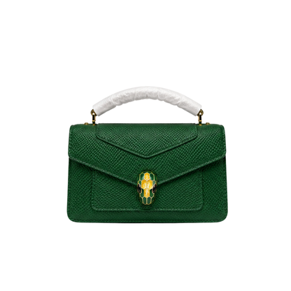 Bvlgari Bag Serpenti Forever Chain Wallet Green