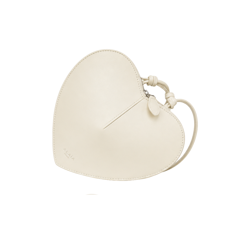 Alaïa Bag Le Cœur Bag Calfskin White