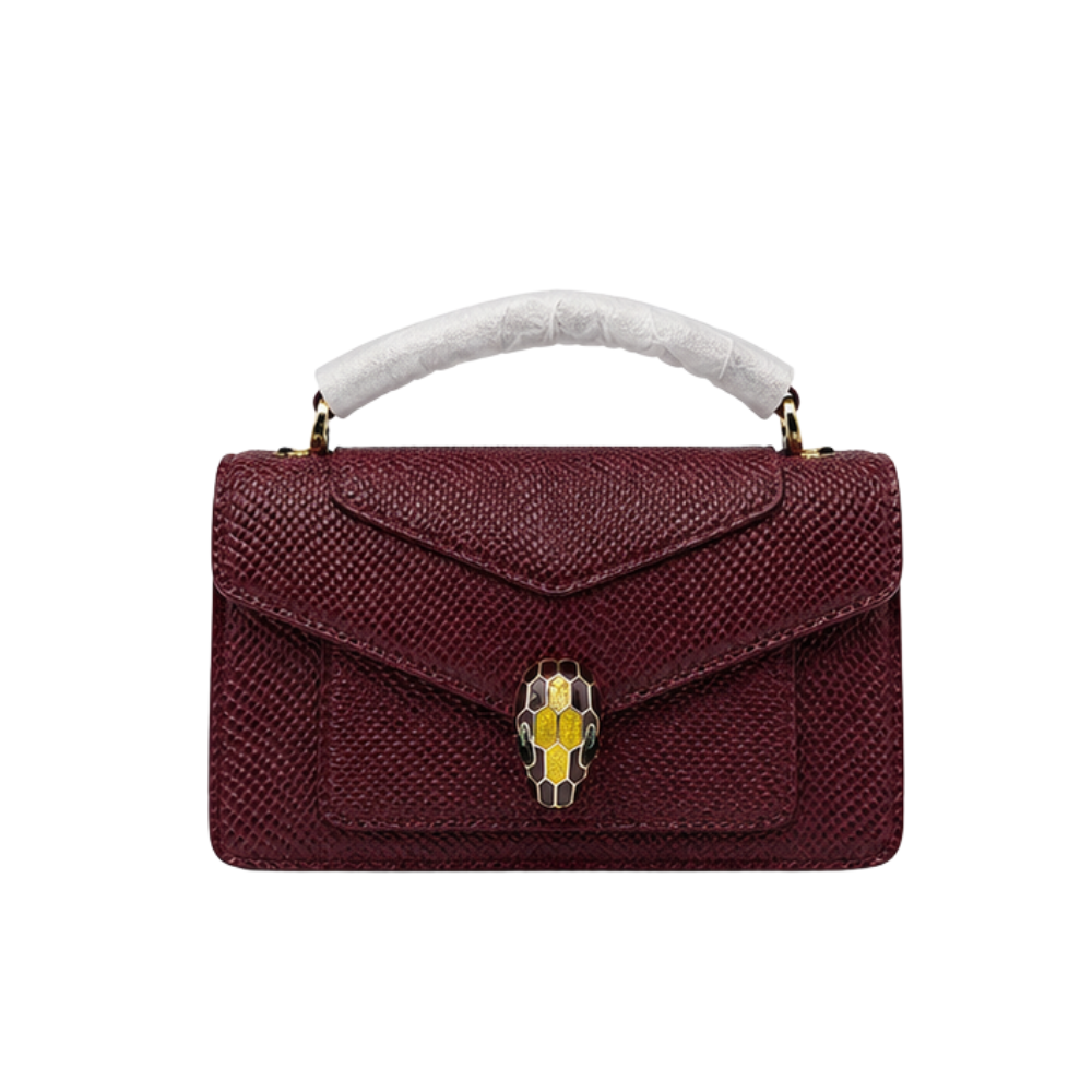 Bvlgari Bag Serpenti Forever Burgundy