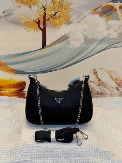 Prada Bag | 2005 Saffiano Leather Bag Black