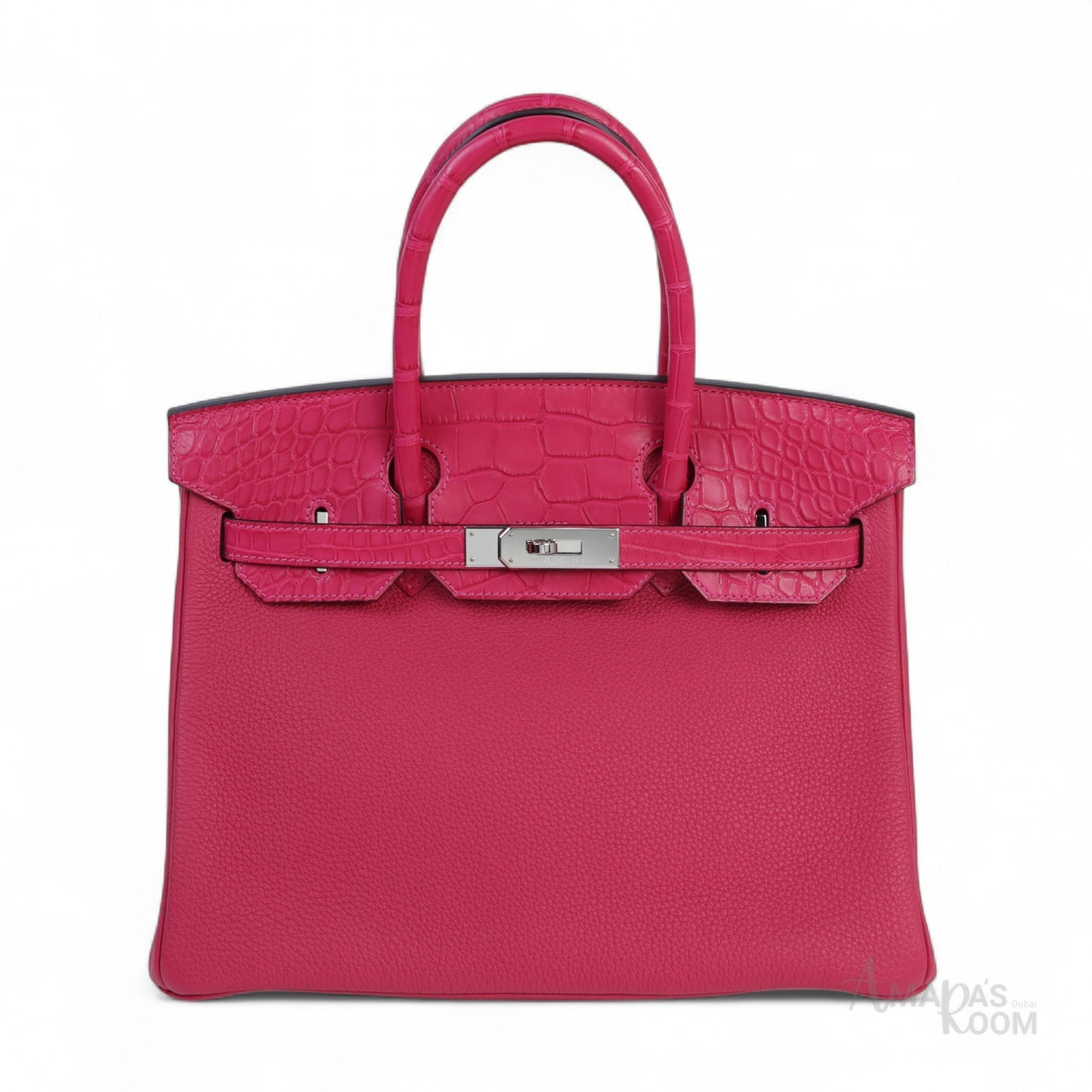 Hermès Bag | Birkin 25 Crocodile Framboise Pink