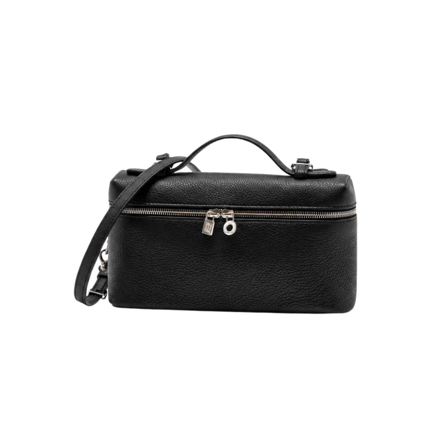 Loro Piana Bag Extra Pocket L19 Grained Calfskin Black