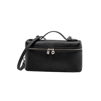 Loro Piana Bag Extra Pocket L19 Grained Calfskin Black