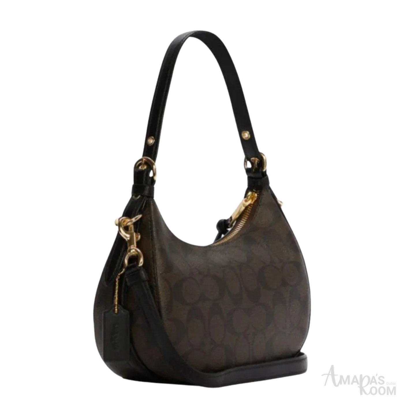Coach Bag | Kleo Hobo Signature Canvas Chestnut Beige