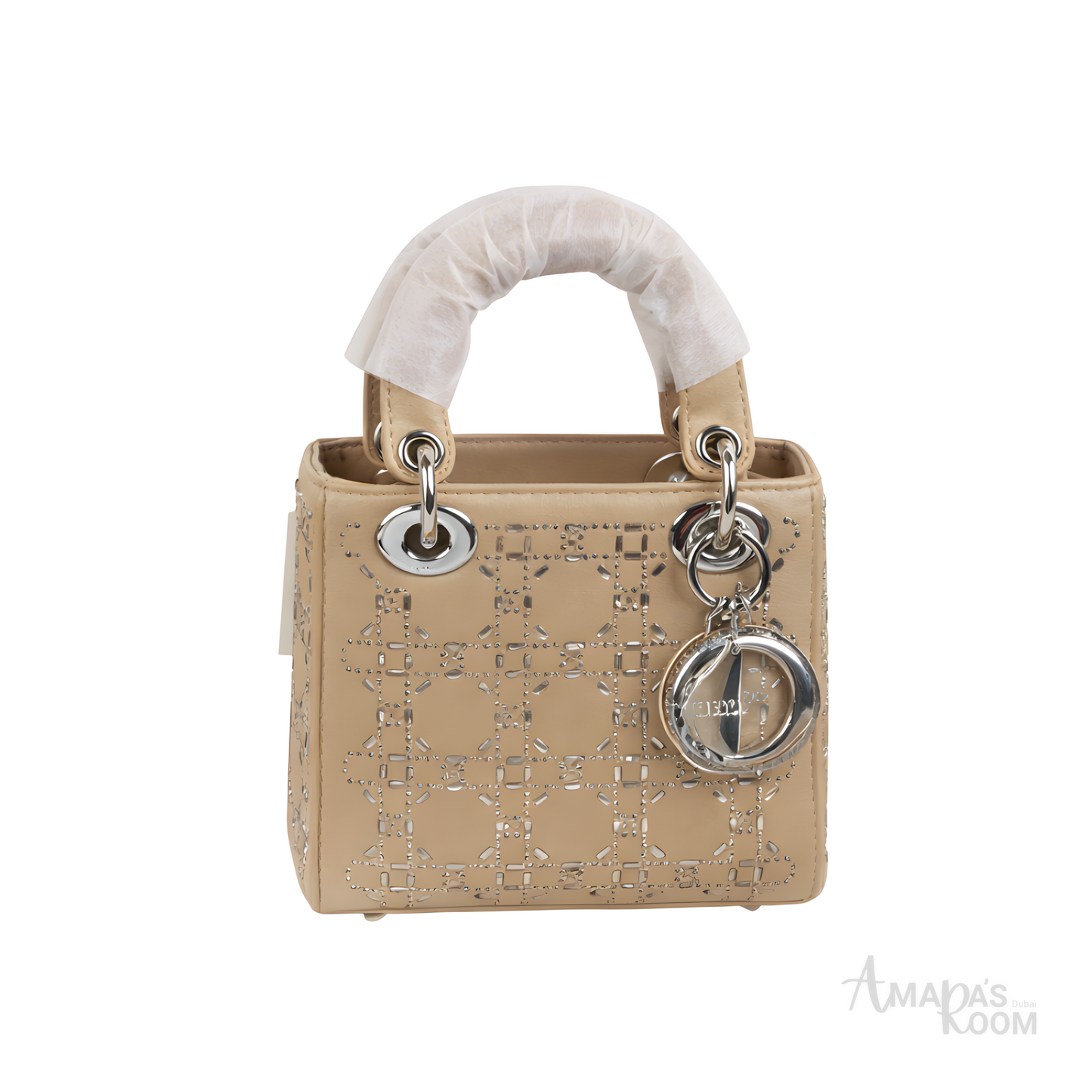 Dior Bag | Mini Lady Dior Beige Sliver