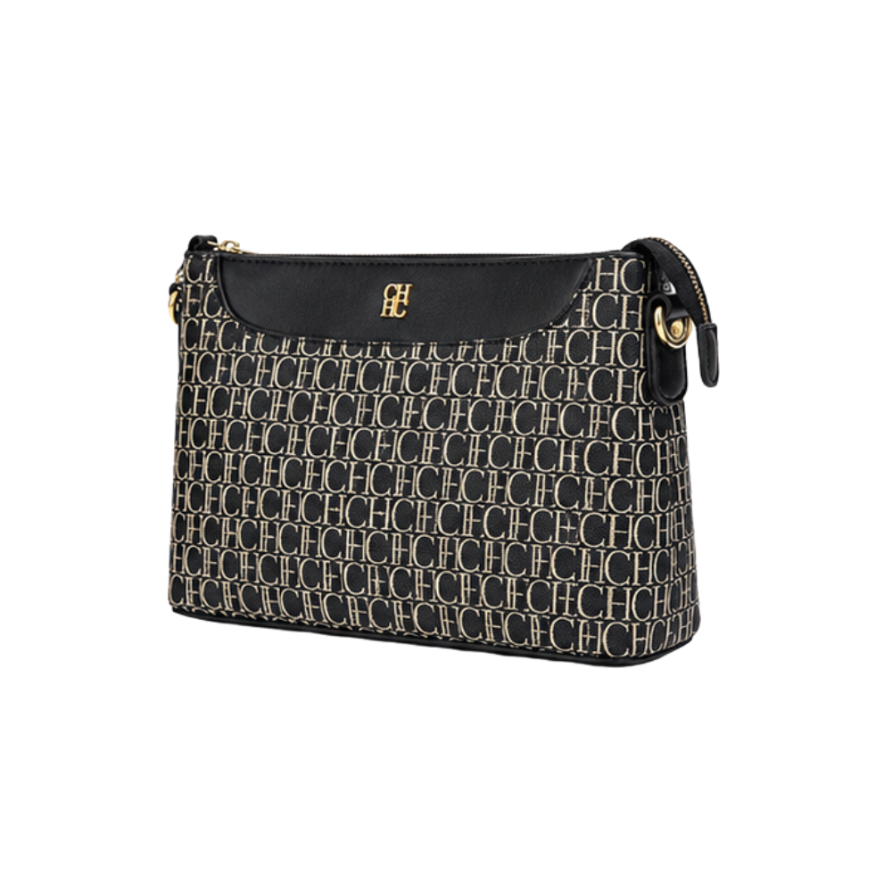 Carolina Herrera Bag CH Logo Black