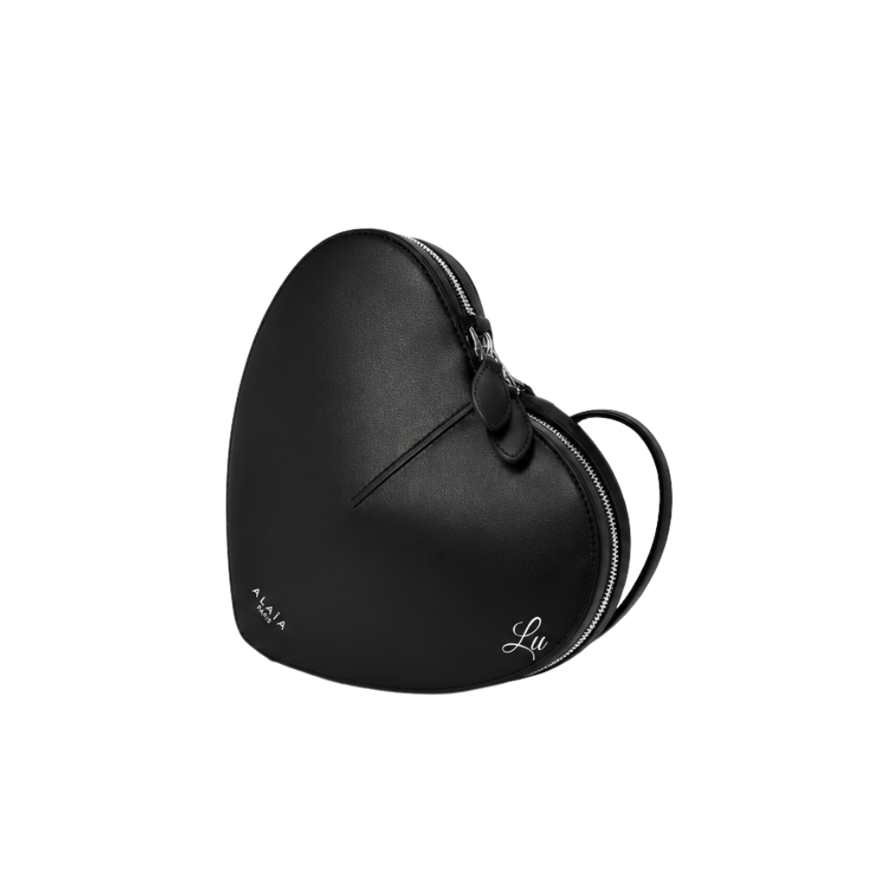 Alaïa Bag Le Cœur Bag Calfskin Grey