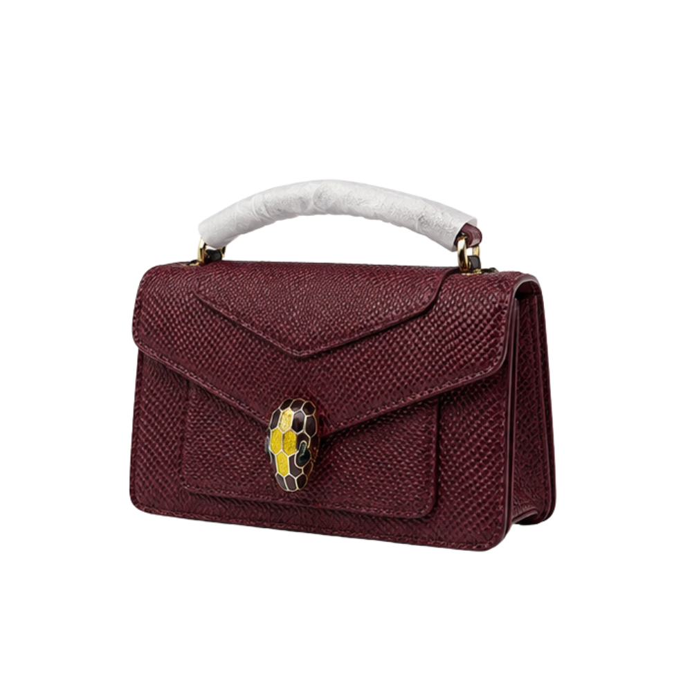 Bvlgari Bag Serpenti Forever Burgundy