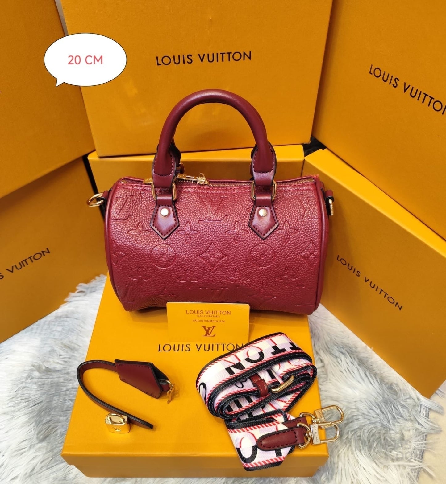 Louis Vuitton Bag | Speedy Bandoulière 20 Red
