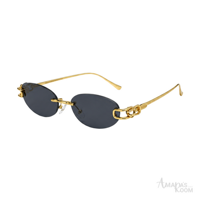 Gentle Monster Sunglasses Musubi Black Golden