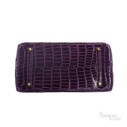 Hermès Bag | Birkin 30 Crocodile Purple