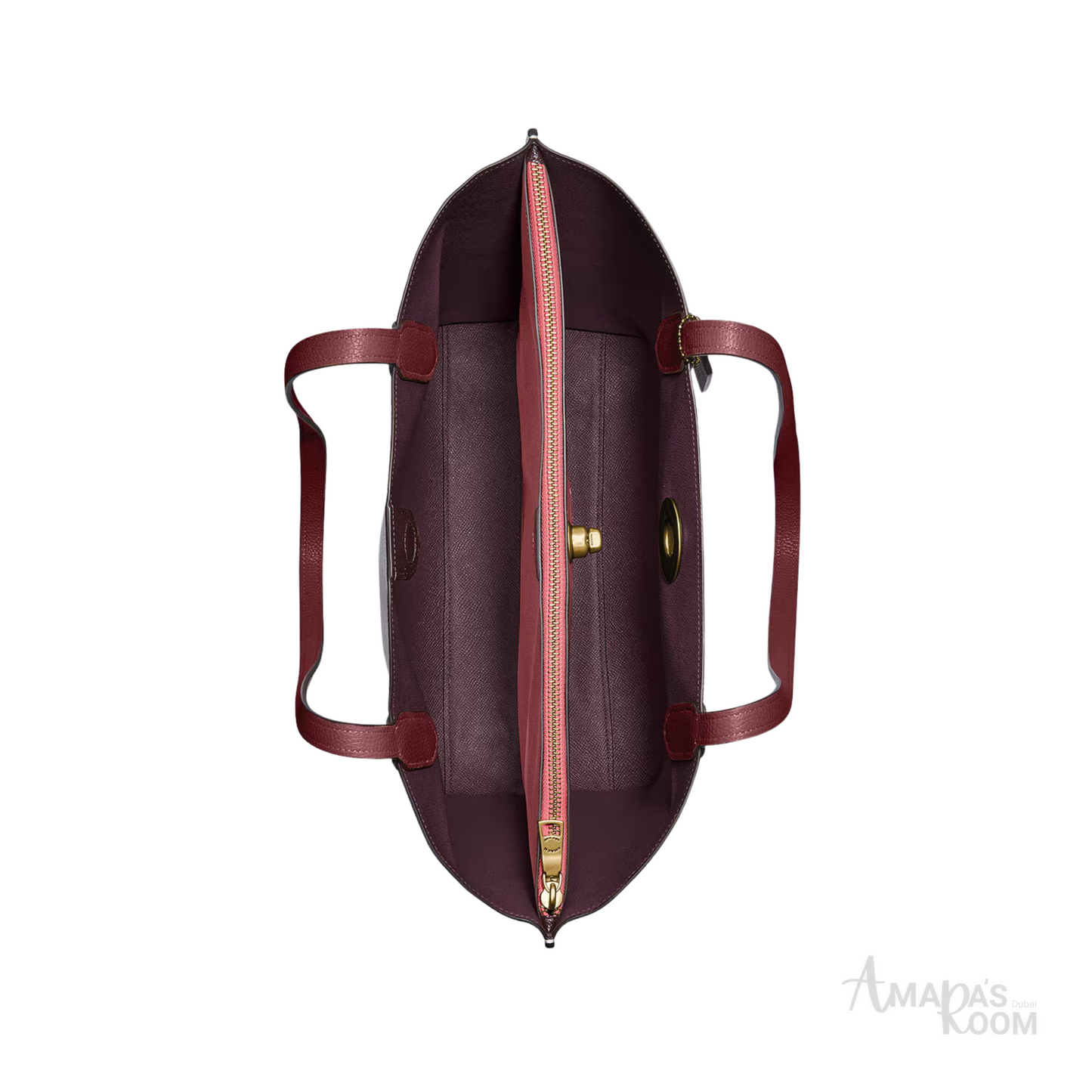 Coach Bag | Willow Tote Signature Canvas Brick Red