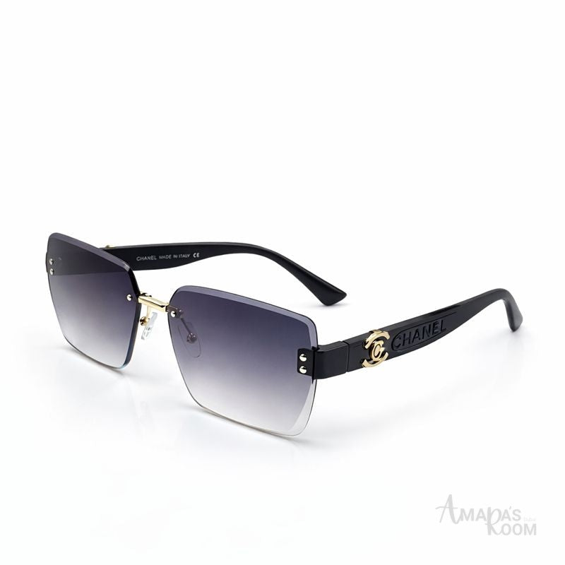 CHANEL | Oversized Gradient Lens Sunglasses