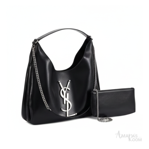 YSL Bag | Le 5 A 7 Leather Hobo Bag