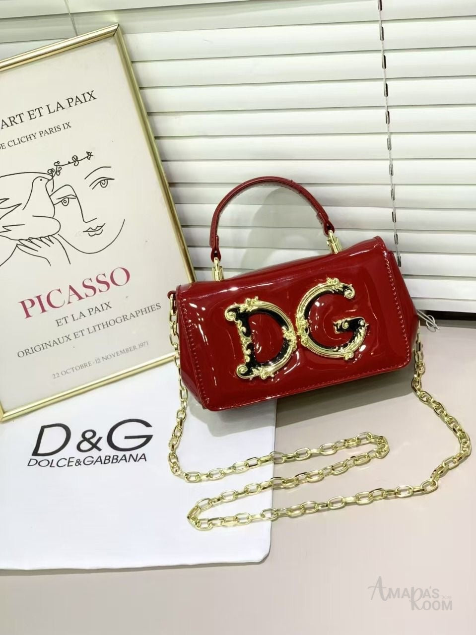 Dolce & Gabbana Bag | Shoulder Nappa Red Shiny Leather