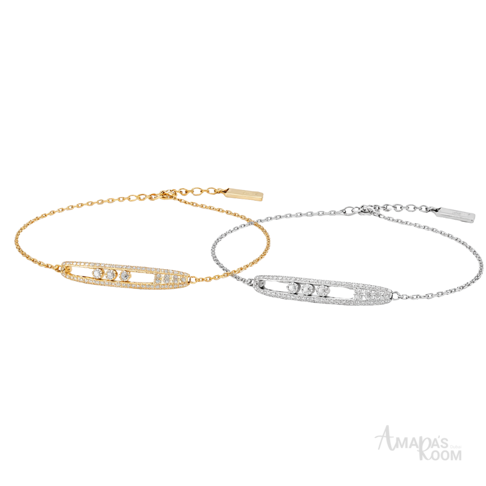 Messika Jewelry | My Twin Toi Moi Rose Gold Diamonds