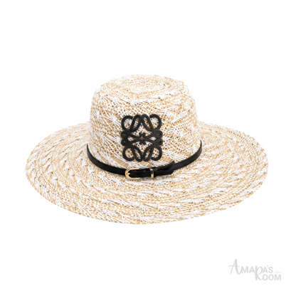Loewe Anagram Raffia Sun Hat Beige – product view
