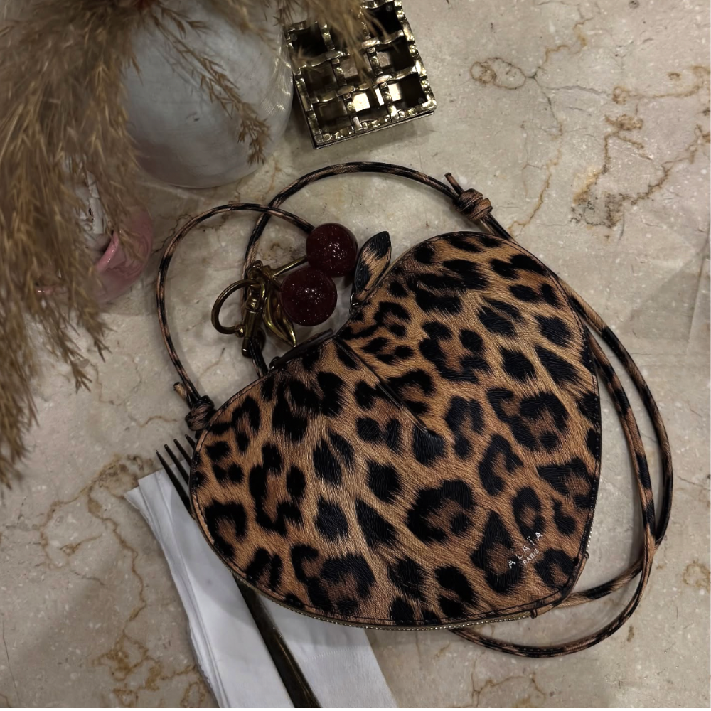 Alaïa Bag Le Cœur Bag Calfskin Tiger