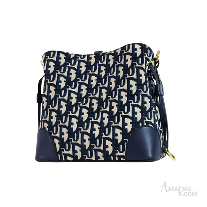 Dior Bag | Small Diorstar Bucket Blue