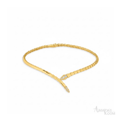 Bvlgari Jewelry | Gold Diamond Serpenti Viper Necklace
