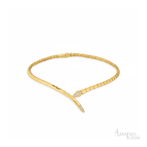 Bvlgari Jewelry | Gold Diamond Serpenti Viper Necklace