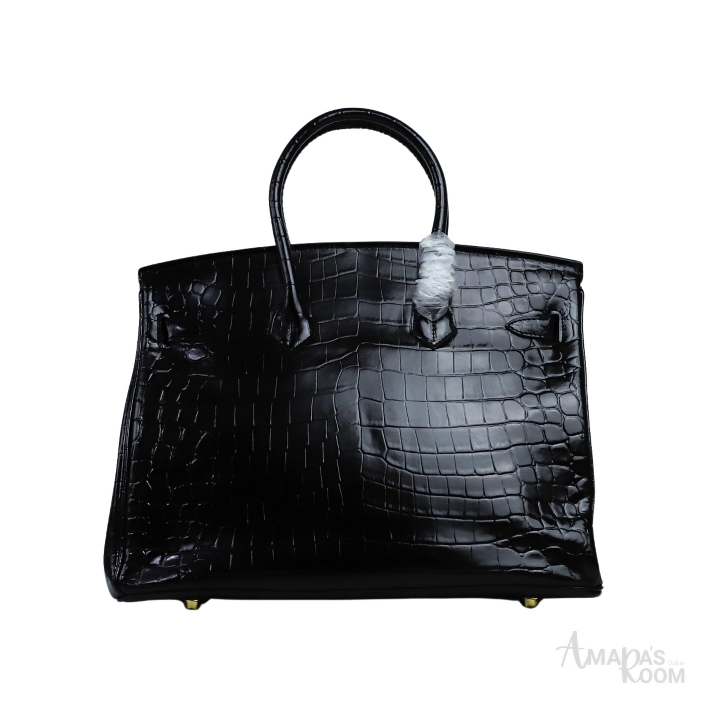 Hermès Bag | Birkin 35 Crocodile Black Gold Lock