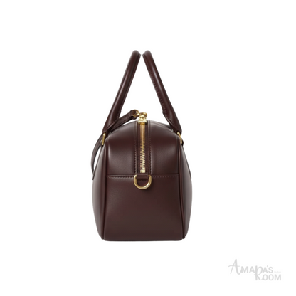 Miu Miu Bag | Solitaire Shiny Leather Dark Brown