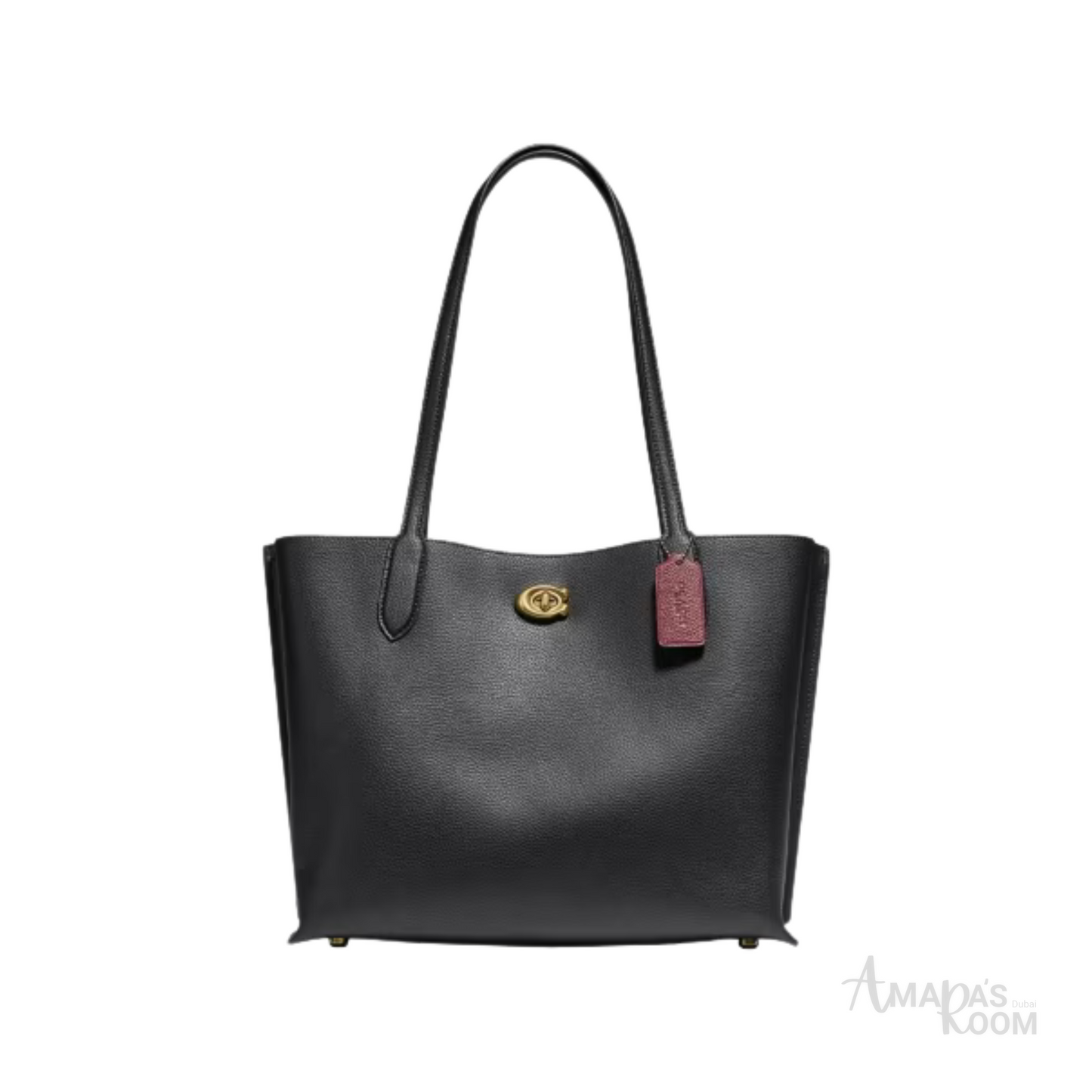 Coach Bag | Willow Tote Polished Pebble Black