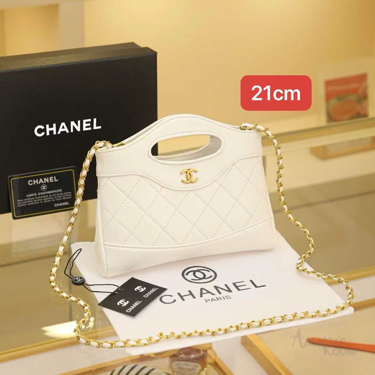 Chanel Bag 31 Nano Shopping White