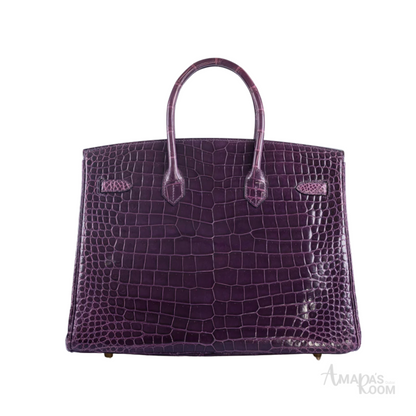 Hermès Bag | Birkin 30 Crocodile Purple