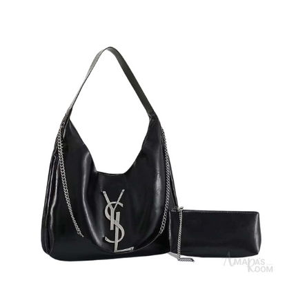 YSL Bag | Le 5 A 7 Leather Hobo Bag