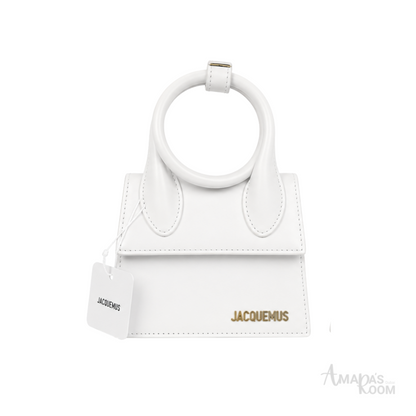 Jacquemus Le Chiquito Noeud White Bag - image 1