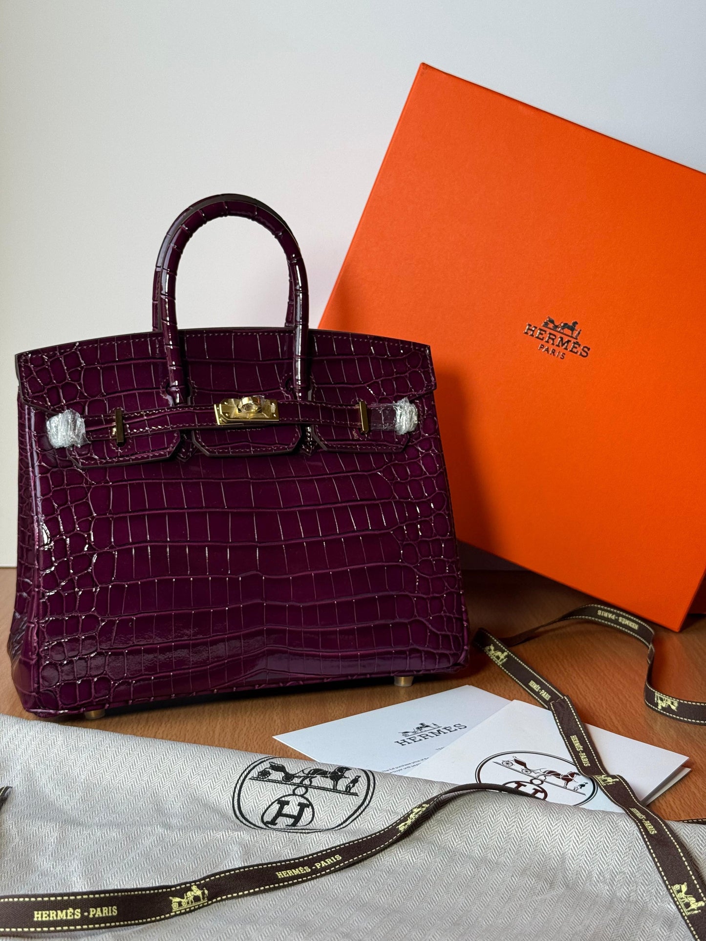 Hermès Bag | Birkin 30 Crocodile Purple